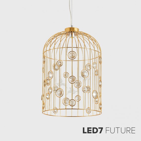 Loft Industry Modern - Birdcage Chandelier